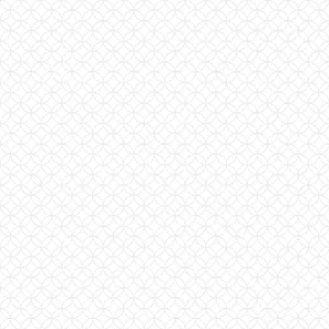 A seamless, light gray geometric pattern on a white background, featuring interlocking circles forming a subtle, repetitive design. The overall appearance is minimalistic and modern.