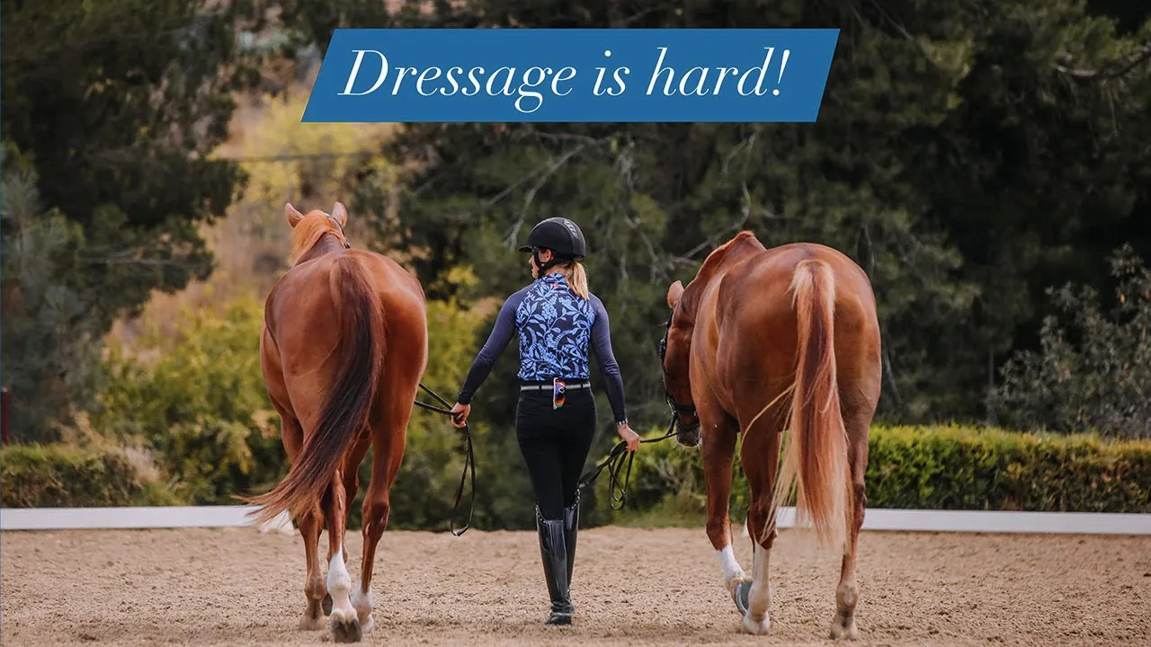 Dressage is hard