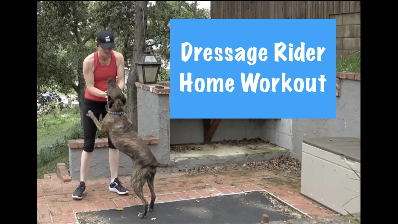 dressage rider home workout