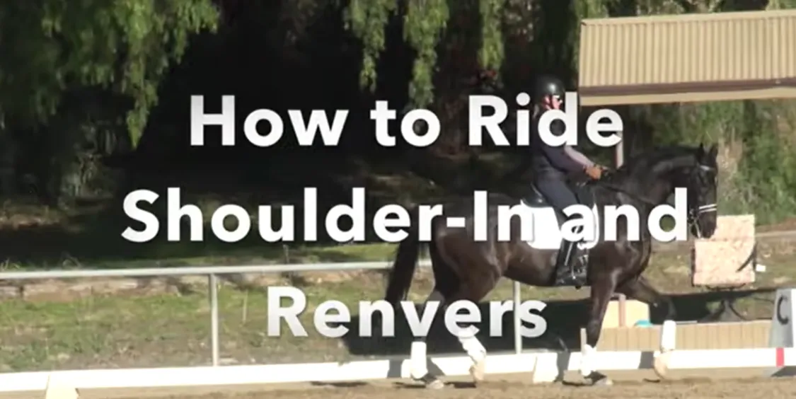 how to ride shoulder in to renvers