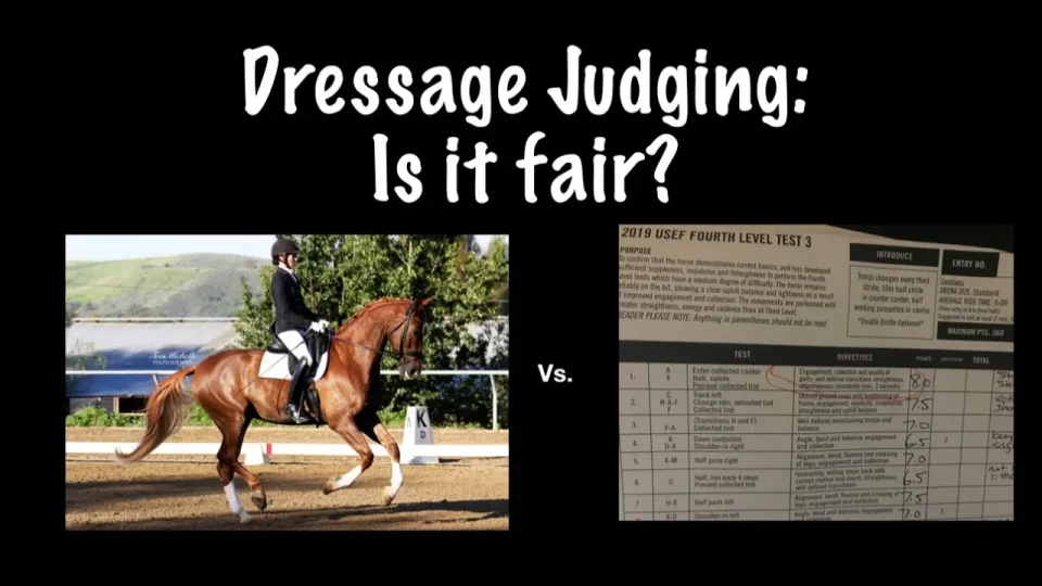 Dressage Judging is it fair