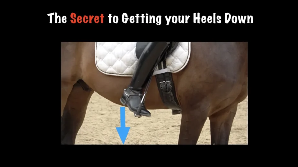 the secret to getting your heels down