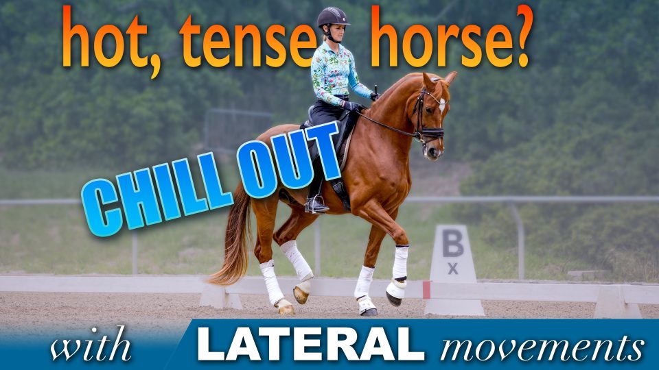 Hot, tense horse? Chill out with lateral movements.