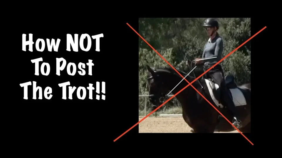 how not to post the trot