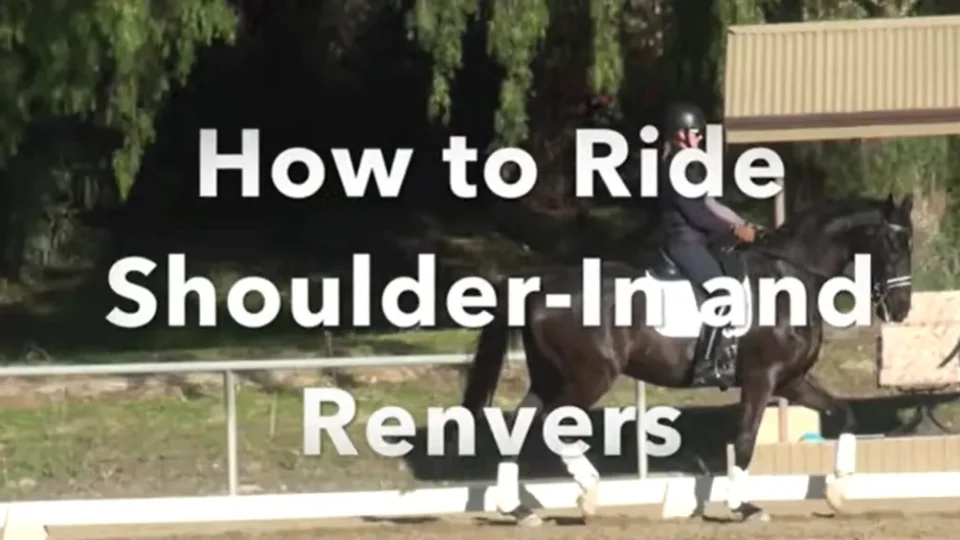 how to ride shoulder in to renvers