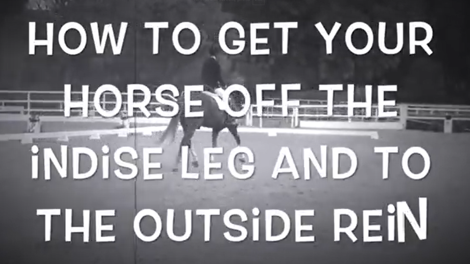 inside leg to outside rein