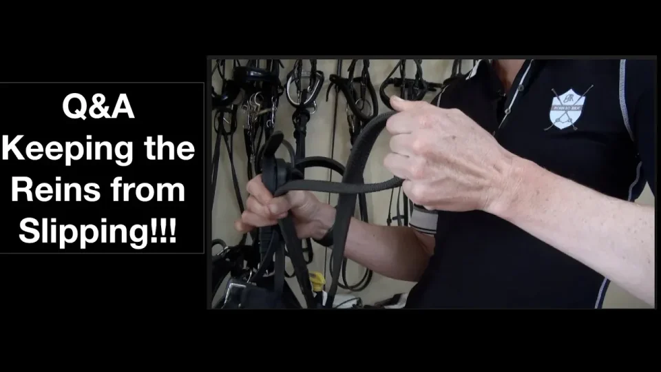keep the reins from slipping